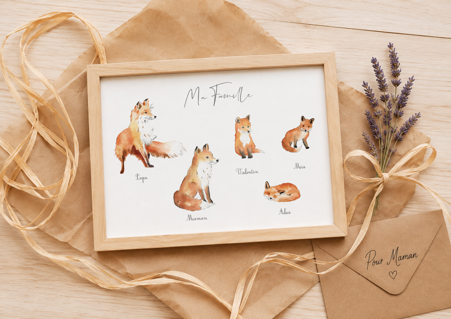 Idée cadeau fête des mères 2026 : une aquarelle à commander avant le 26 Mai