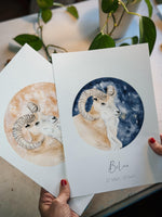 Illustration Aquarelle Signe Astrologique Bélier image 3