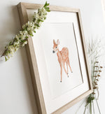 Cadre avec affiche aquarelle biche Suzy image 5