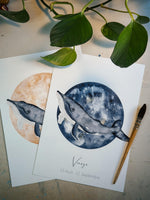 Signe Astrologique Vierge Illustration aquarelle image 3