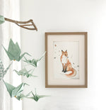 Cadre affiche aquarelle Renard Gaspard image 3