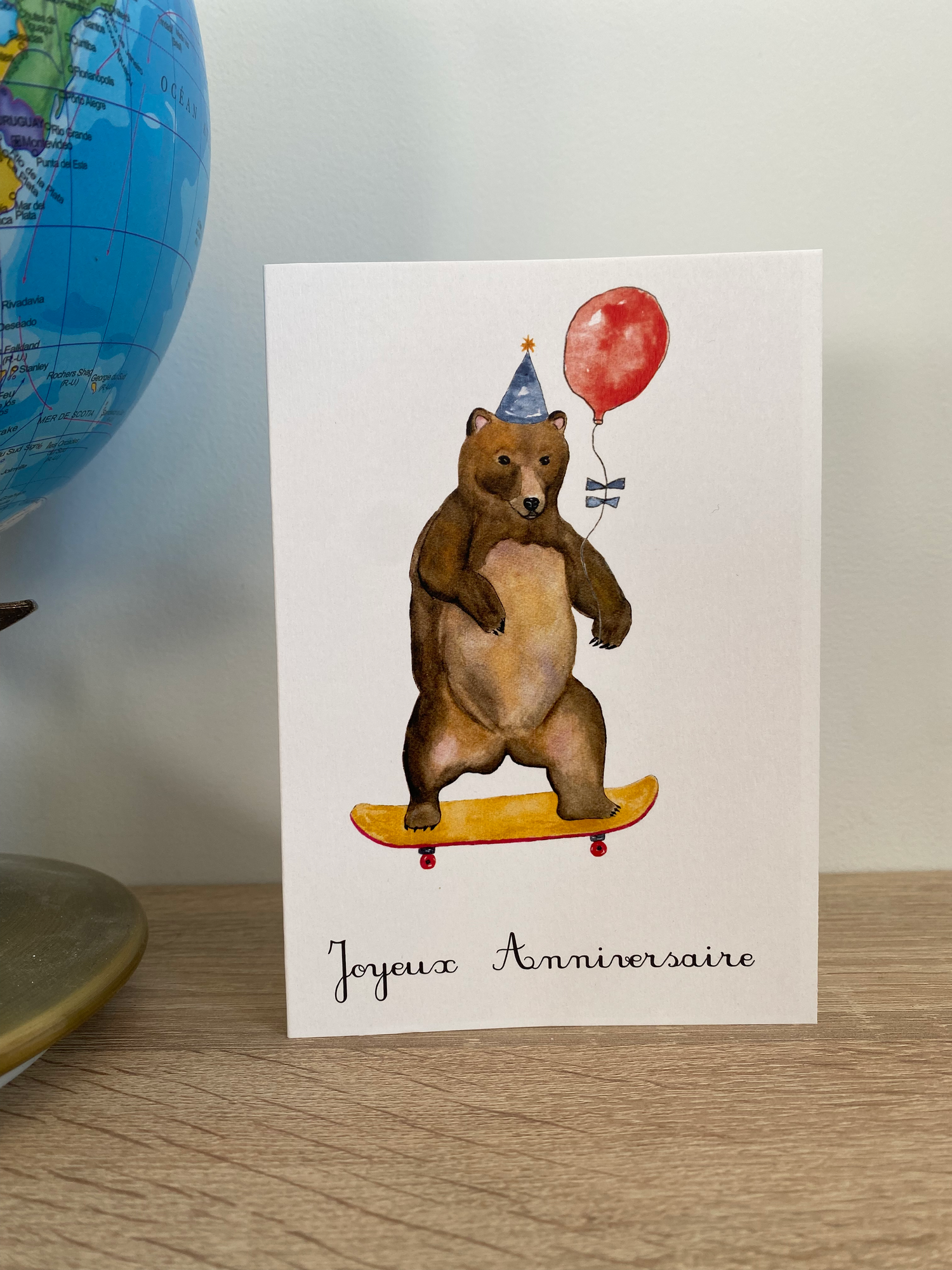 Carte Joyeux Anniversaire Ours image 0