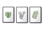 Cadre affiche aquarelle Feuille de Palme image 2