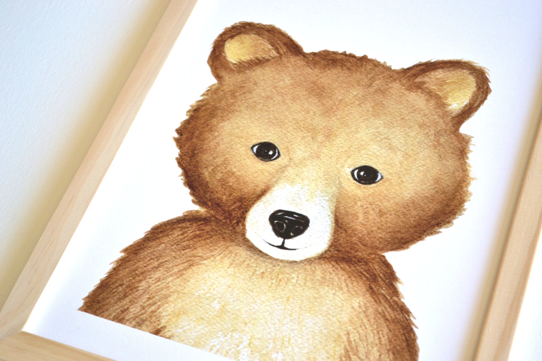 Cadre affiche aquarelle Ourson Jack image 6