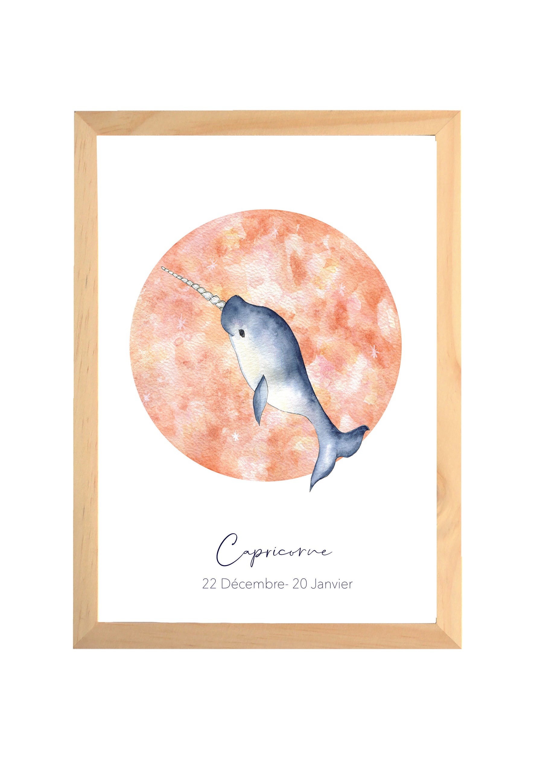 Illustration Aquarelle Signe Astrologique Capricorne image 1