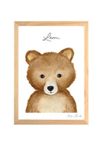 Cadre affiche aquarelle Ourson Jack image 3