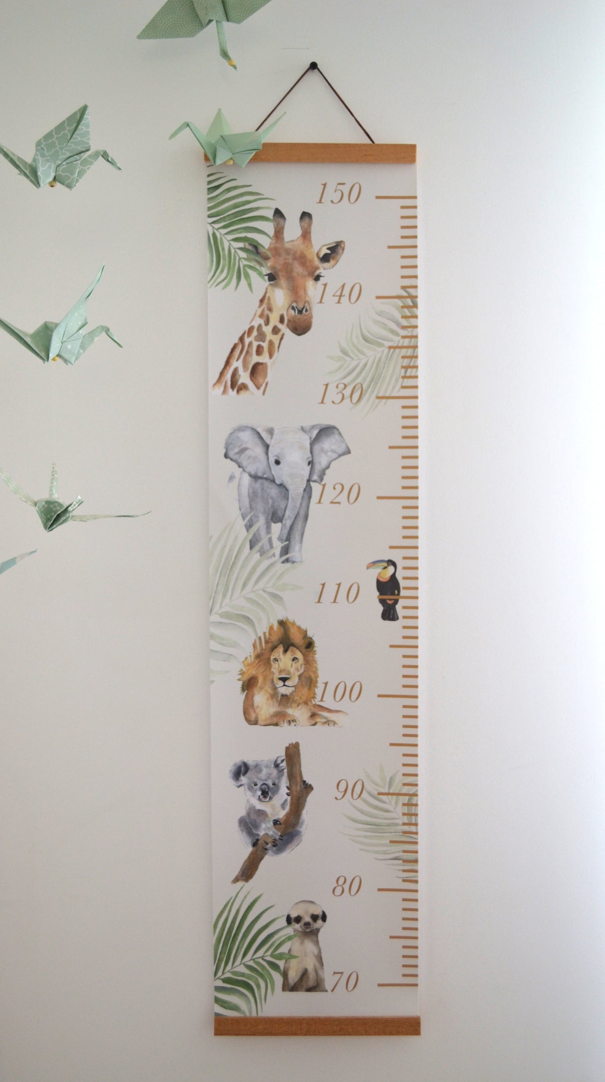 Toise animaux de la Savane illustration aquarelle image 2