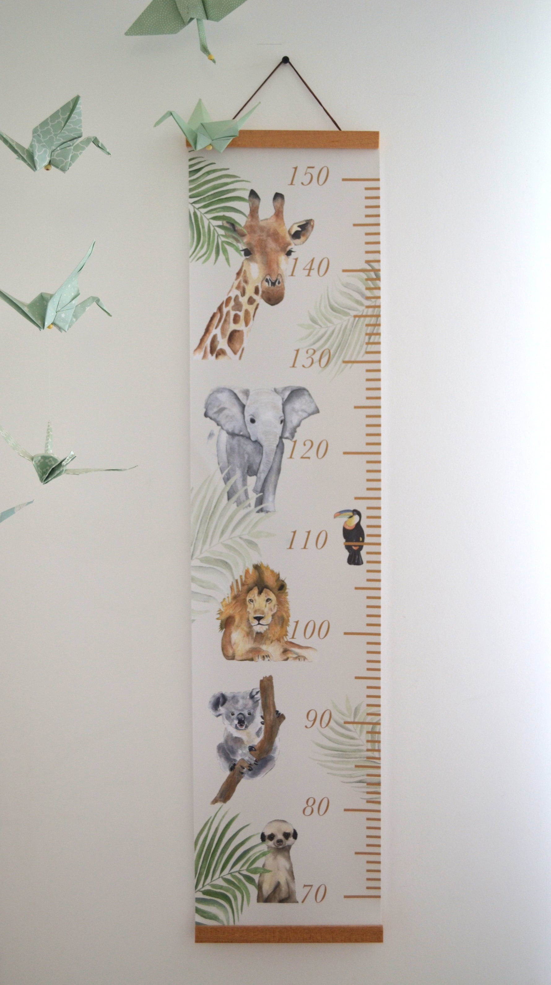 Toise animaux de la Savane illustration aquarelle image 2