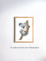 Cadre affiche aquarelle Koala Eli image 4