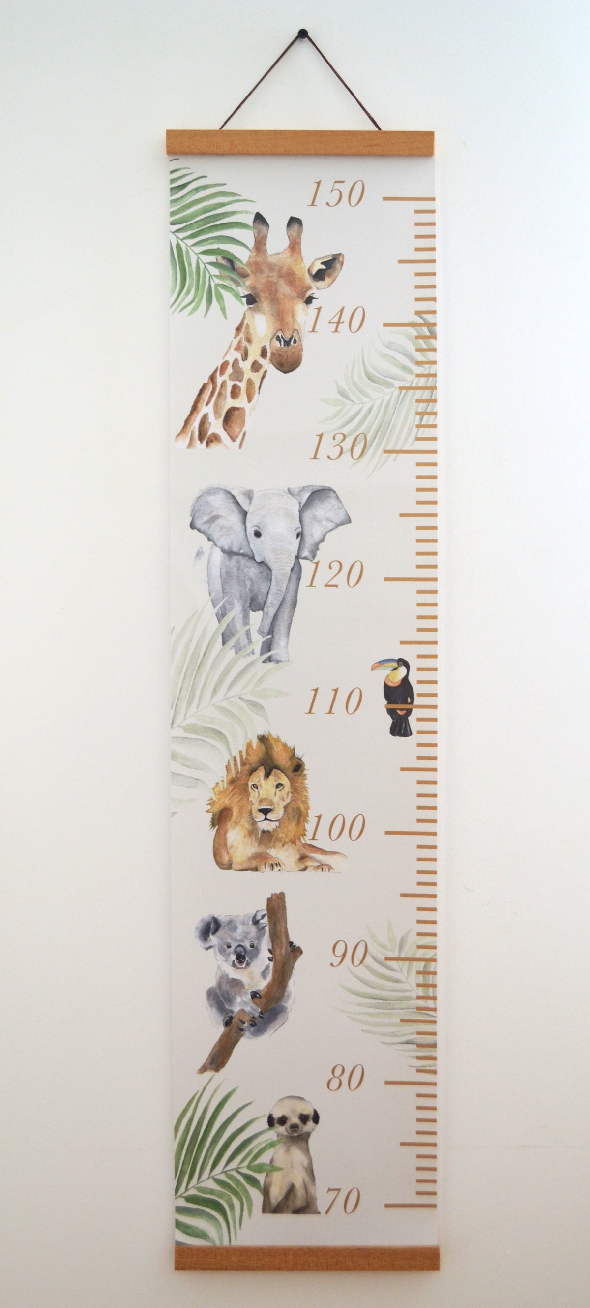 Toise animaux de la Savane illustration aquarelle image 5