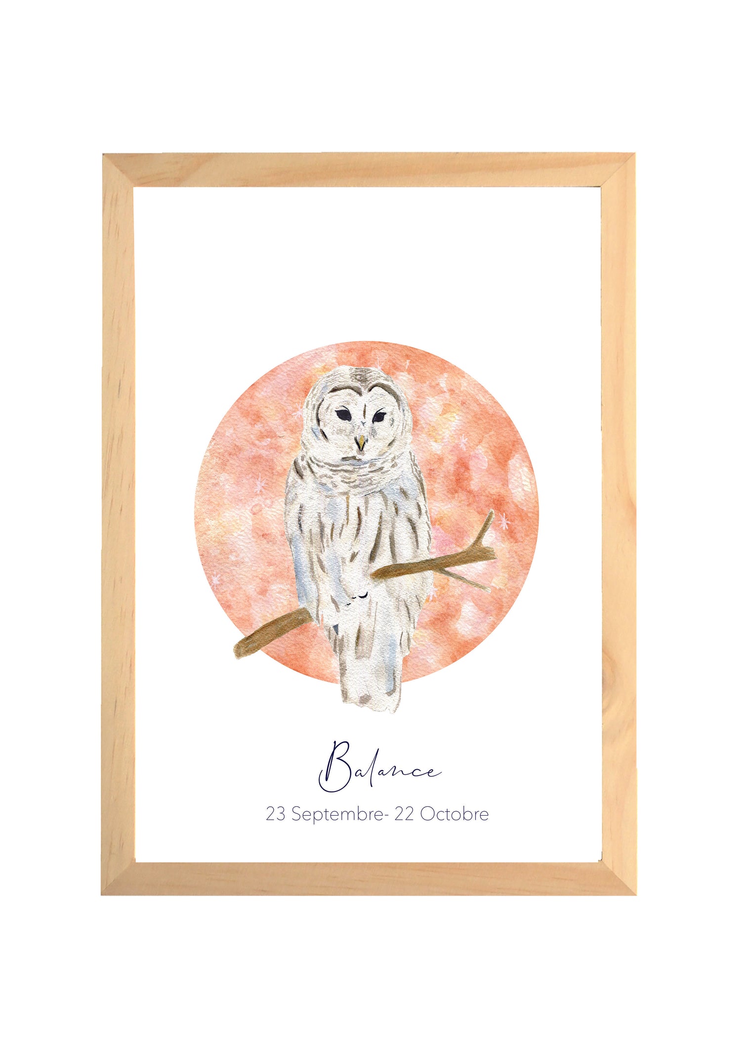 Illustration Aquarelle Signe Astrologique Balance image 1