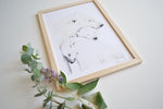 Cadre affiche aquarelle Famille Ours polaires image 4