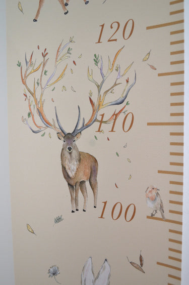 Toise animaux de la Forêt Illustration aquarelle image 3