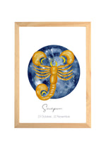 Illustration Aquarelle Signe Zodiaque Scorpion