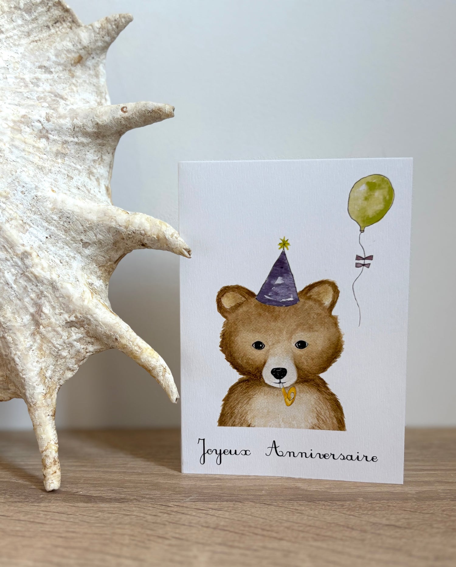 Happy Birthday Teddy Bear Card