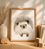 Décoration hérisson pour chambre bébé avec animaux de la foret 