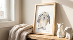 Affiche lapin belier chambre enfant