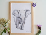 Cadre affiche aquarelle Eléphant Louis image 7