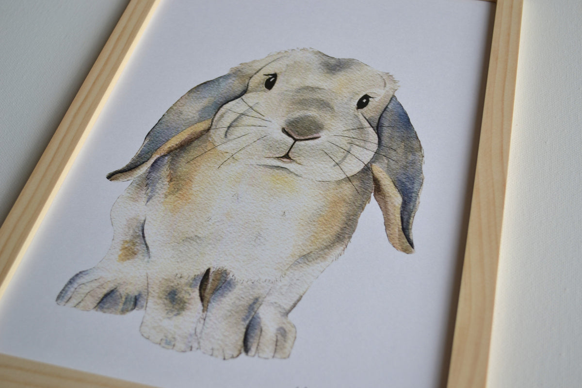  Affiche lapin bélier thème forêt décoration murale