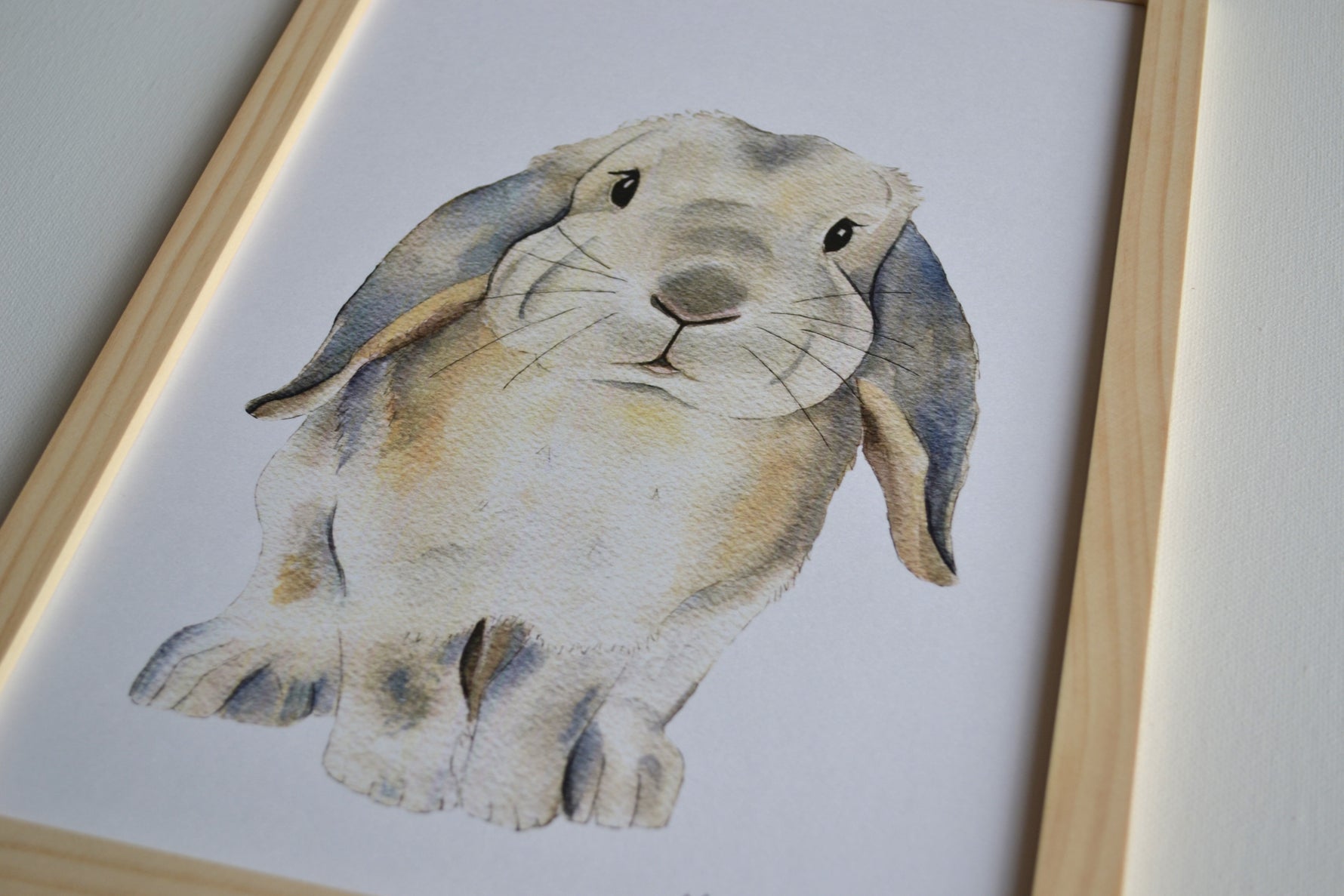  Affiche lapin bélier thème forêt décoration murale