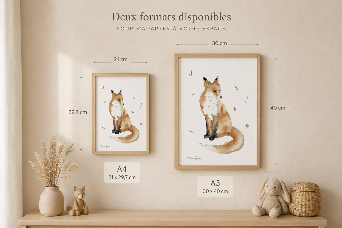 Comment choisir la taille de son cadre pour une chambre d'enfant?
