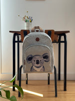 Sac enfant en polyester recyclé avec illustration koala aquarelle