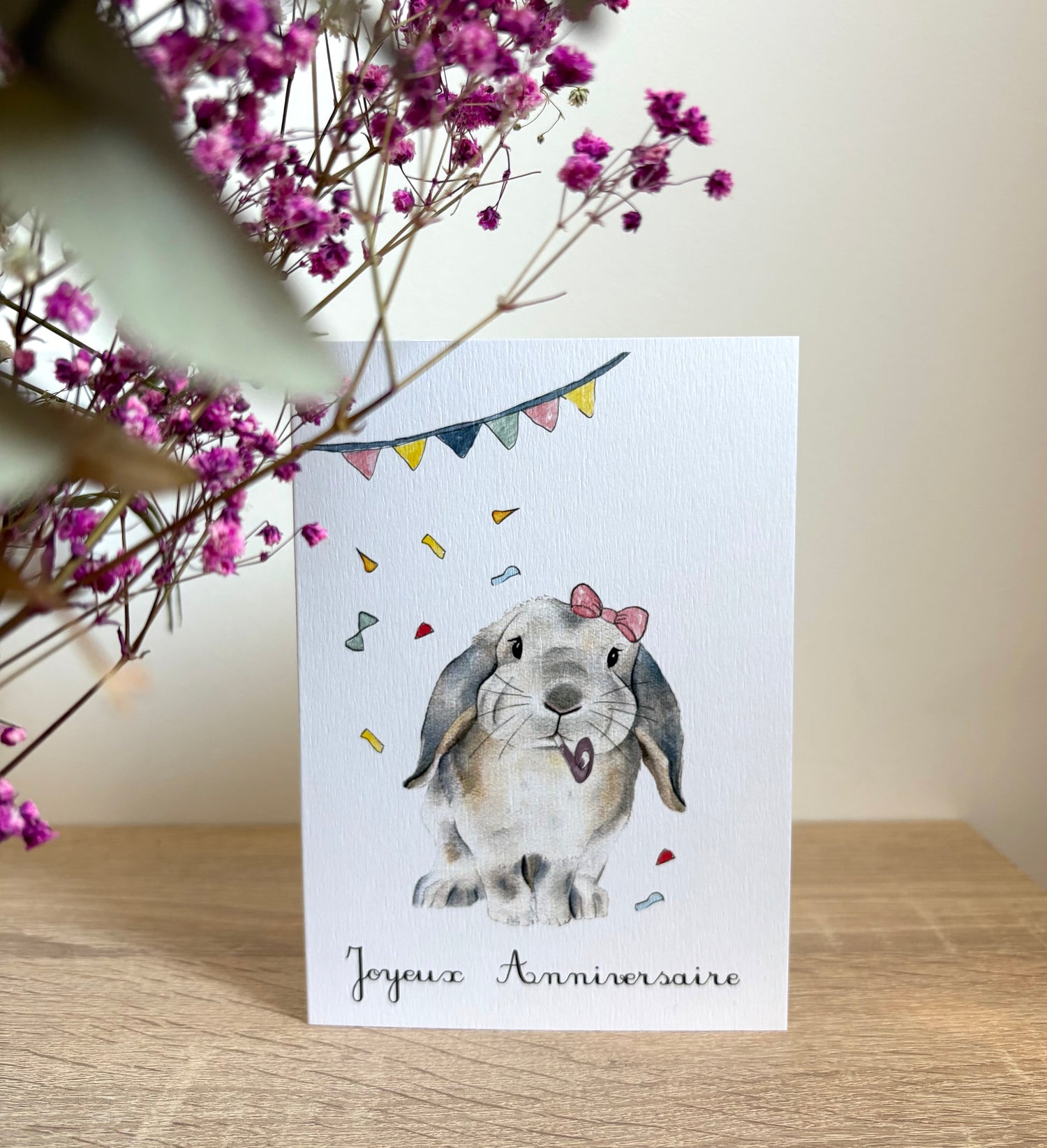 Happy Birthday Rabbit Card
