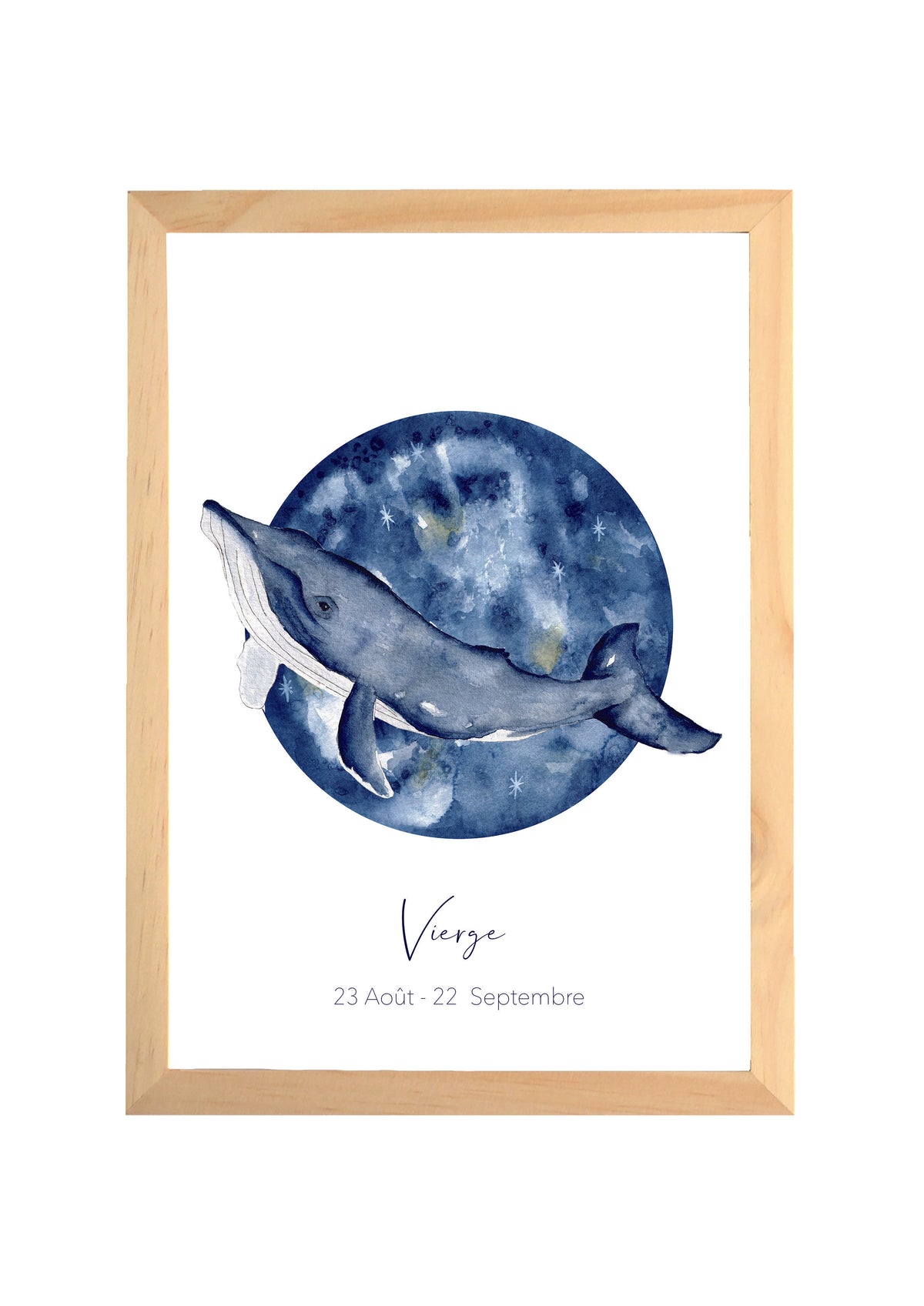 Signe Astrologique Vierge Illustration aquarelle image 0