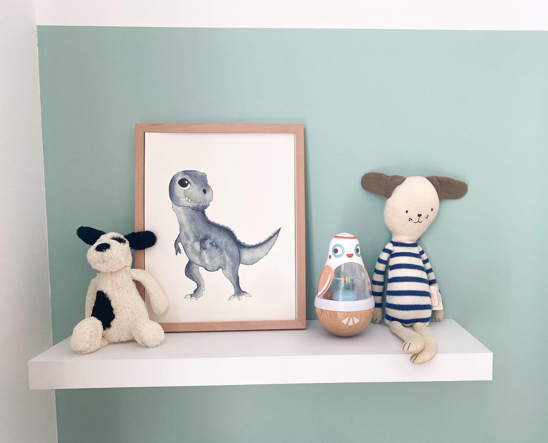 Cadre affiche T-Rex décoration murale bébé