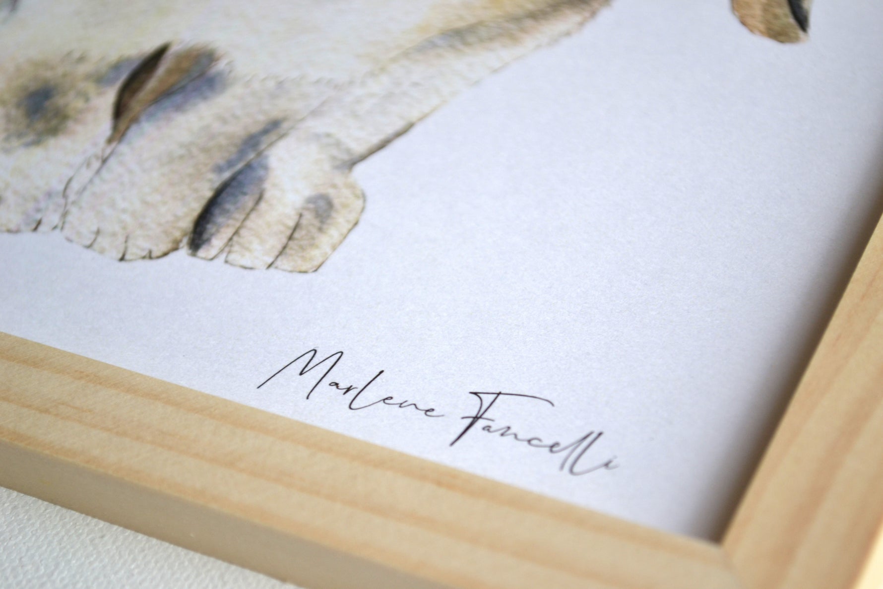 Décoration chambre enfant avec affiche lapin bélier