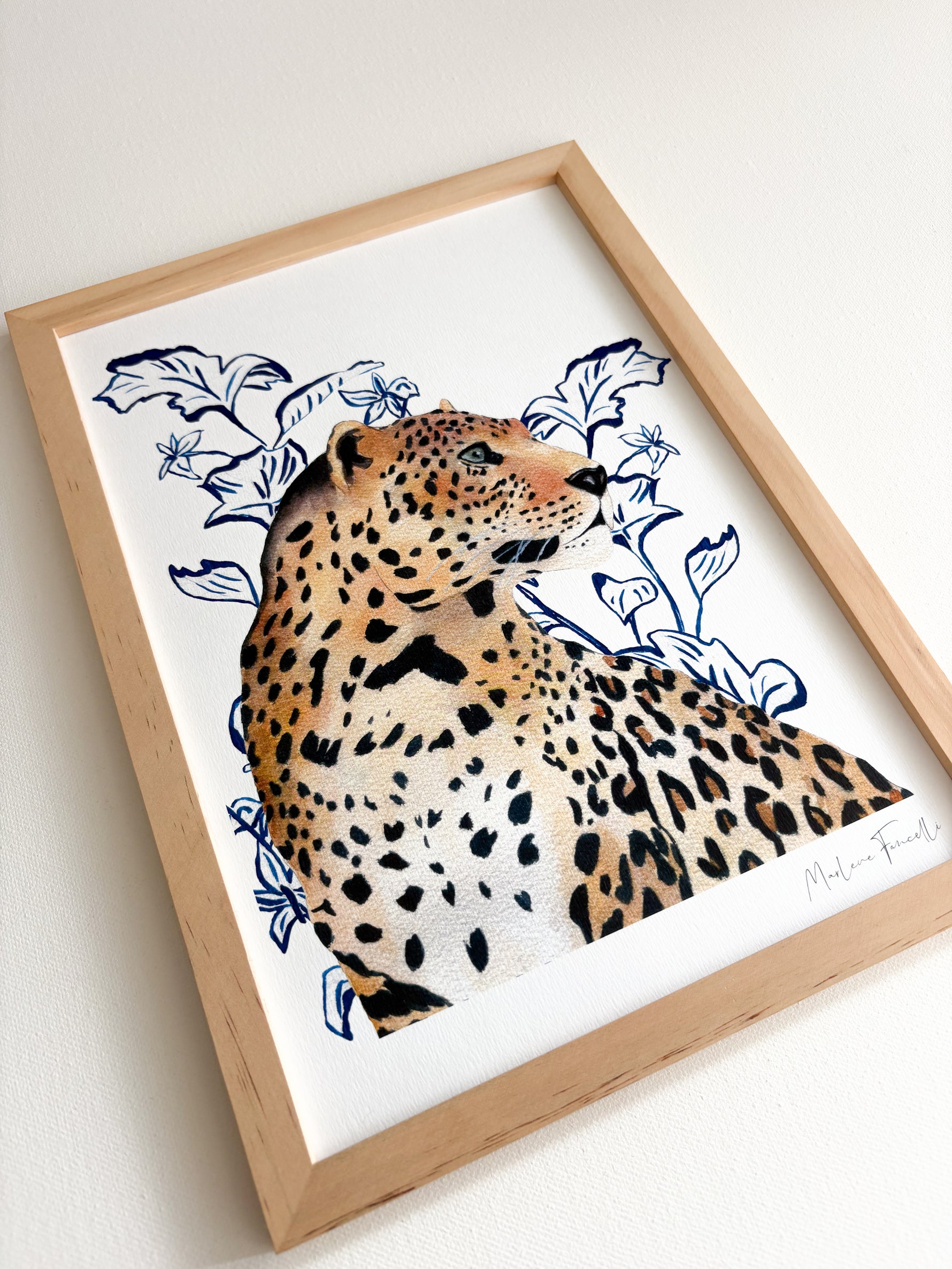 Décoration murale chambre enfant avec léopard