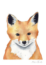 Cadre affiche aquarelle Renard Mat image 5