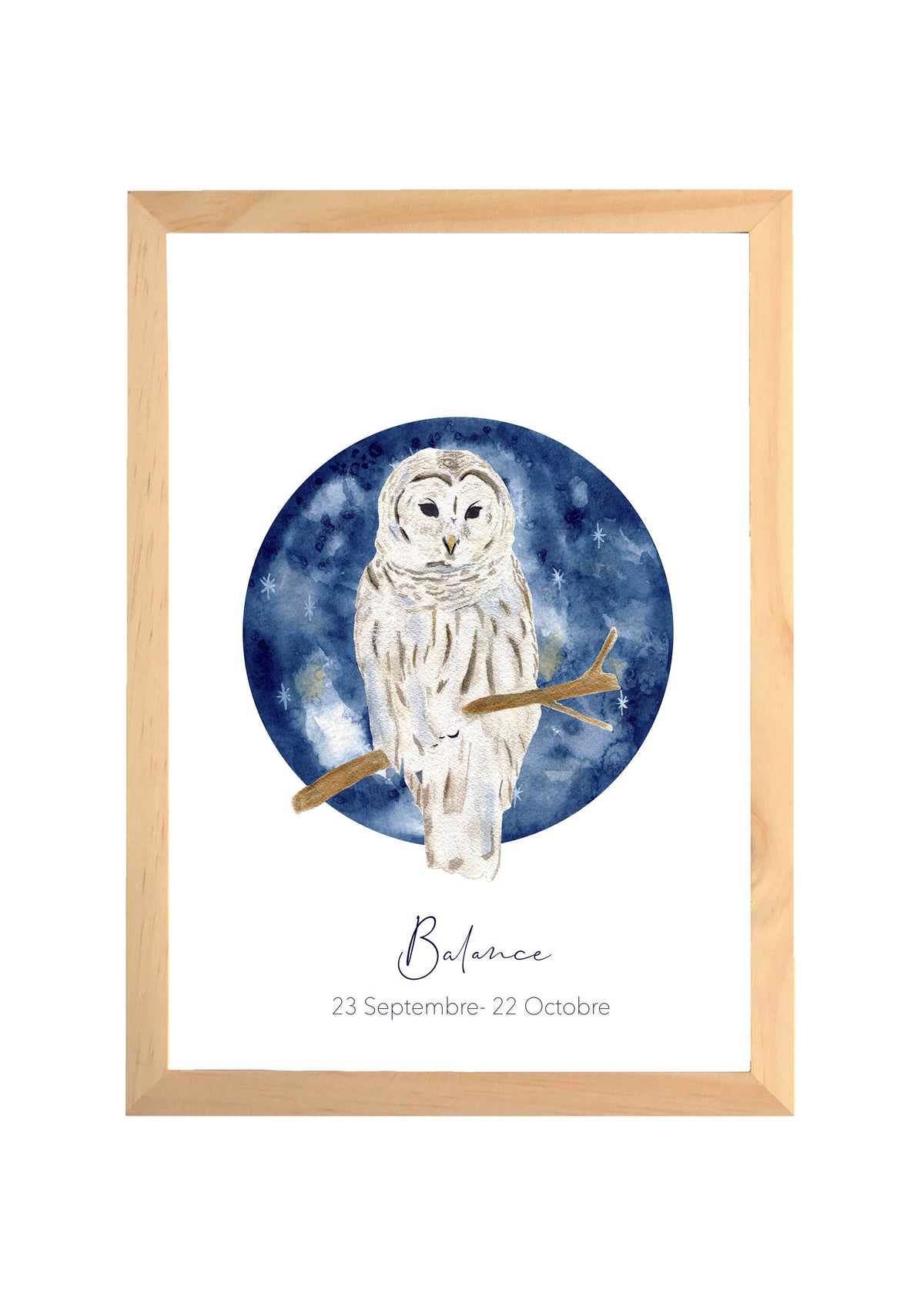 Illustration Aquarelle Signe Astrologique Balance image 0