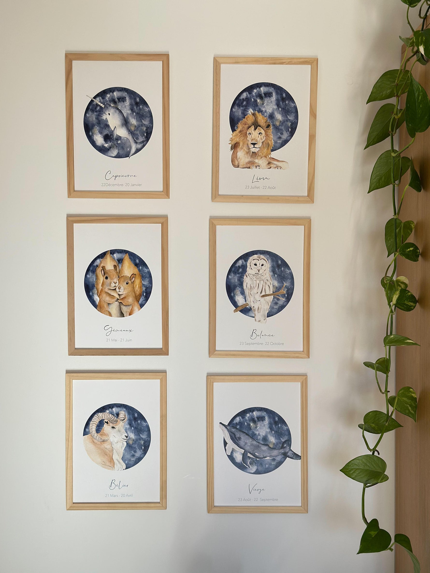 Illustration Aquarelle Signe Astrologique Cancer image 3