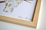 Cadre affiche aquarelle Chouette Edwige image 5