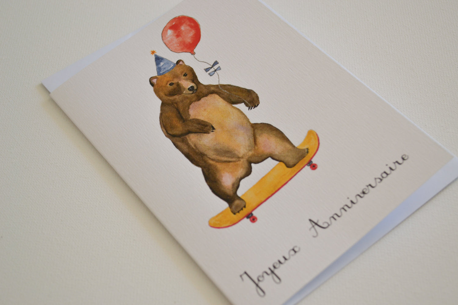 Carte Joyeux Anniversaire Ours image 1