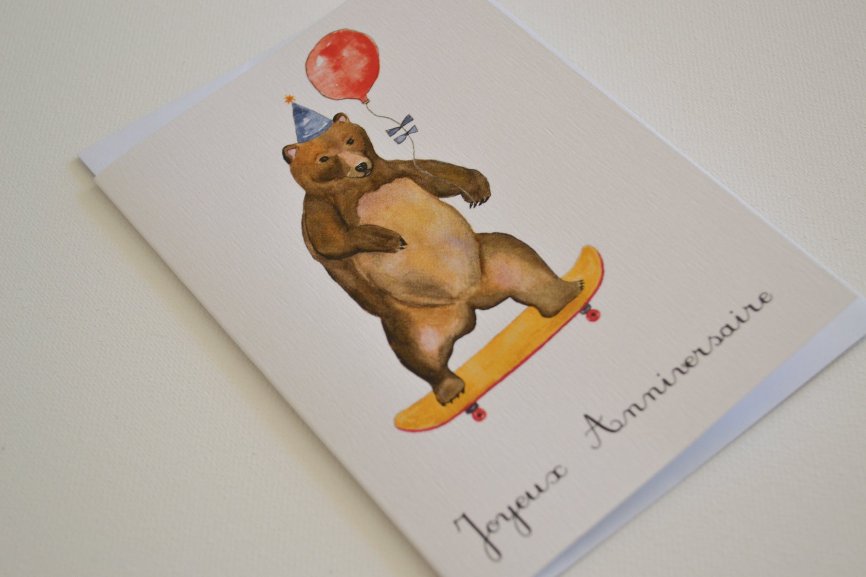 Carte Joyeux Anniversaire Ours image 1