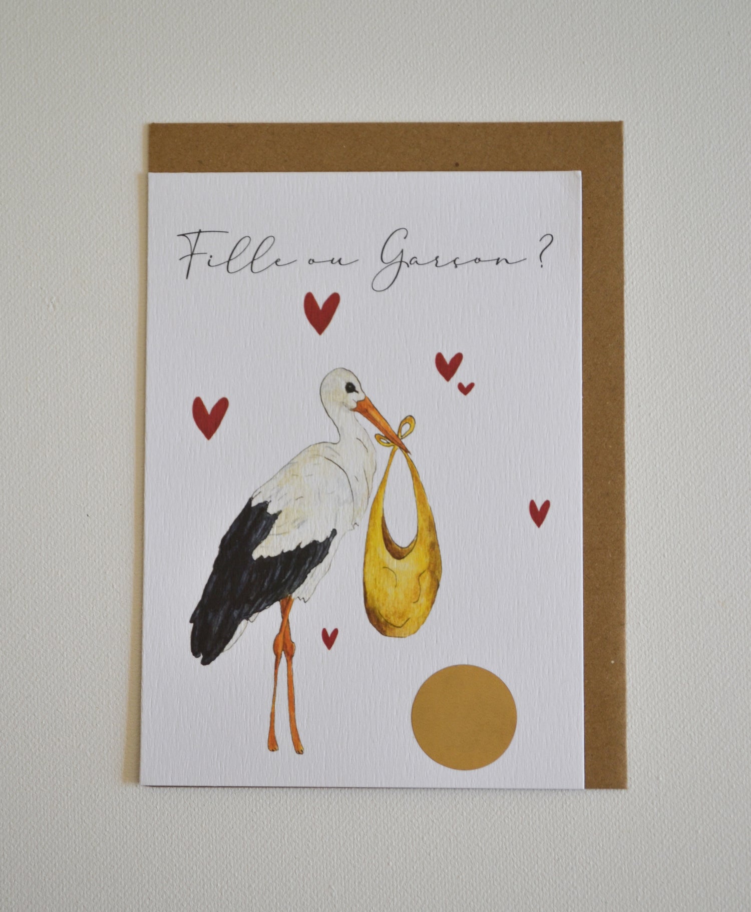 Carte à gratter Fille ou Garçon image 0