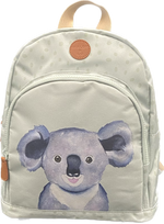 Sac à dos koala aquarelle vert clair pour enfant idéal pour la crèche et la maternelle