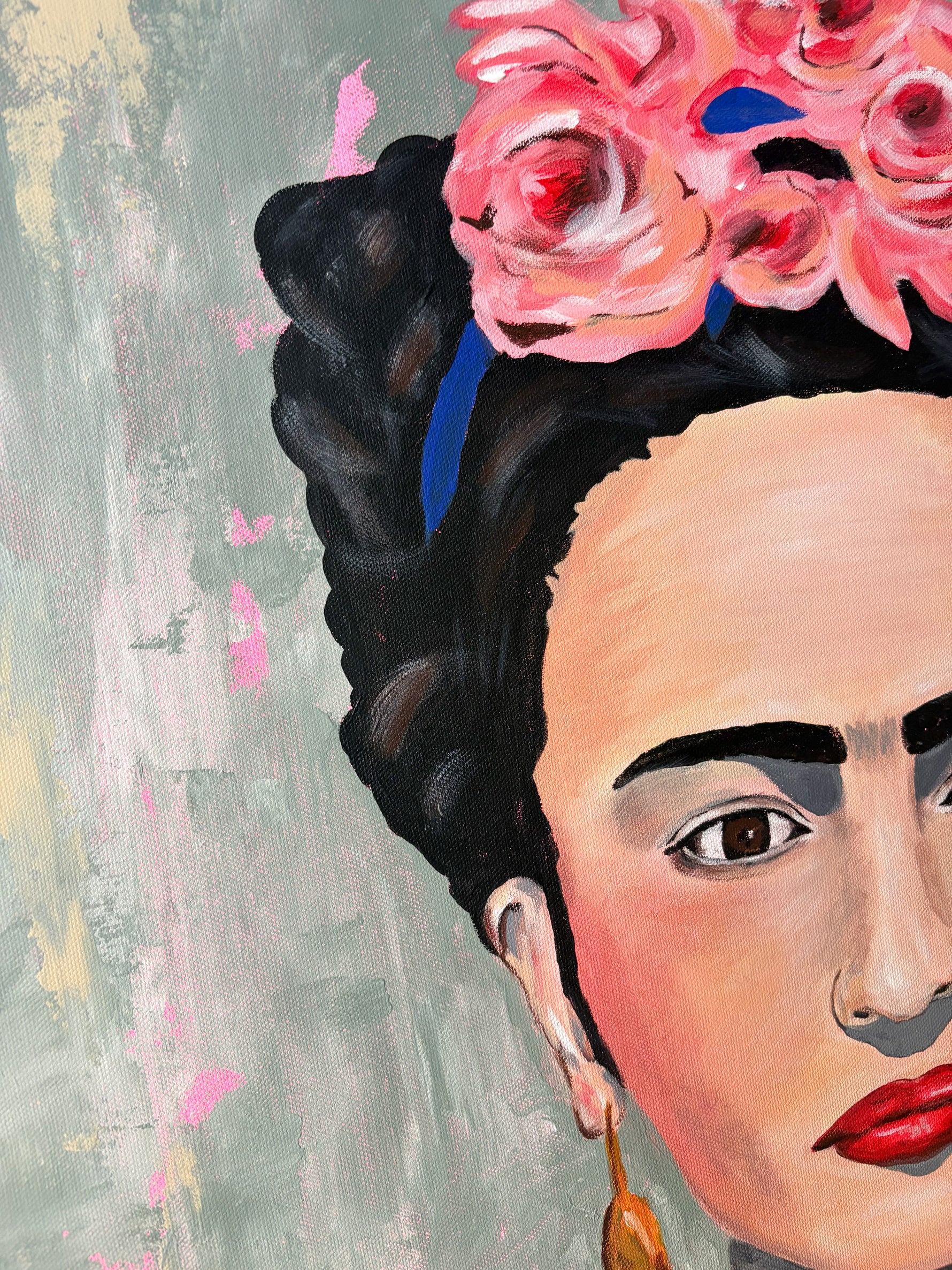 Tableau artistique inspiré Frida Kahlo