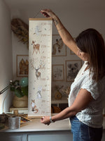 toise décoration chambre enfant et bebe pour mesurer bébé